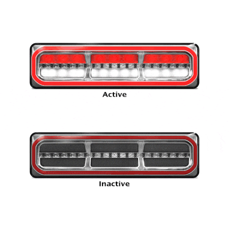 LED Autolamps 3854ARWM Stop/Tail/Sequential Indicator/Reverse - Pair